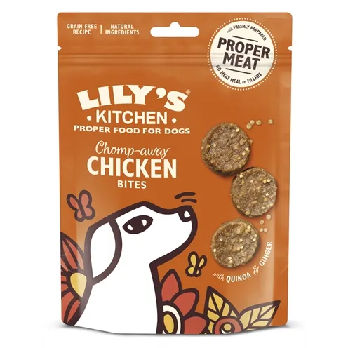 LILY’S KITCHEN DOG CHOMP-AWAY CHICKEN BITES 70 GR LILY’S KITCHEN DOG CHOMP-AWAY CHICKEN BITES 70 GR