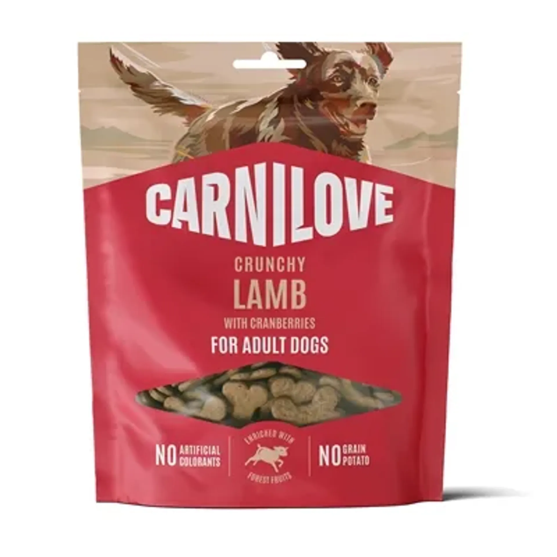 CARNILOVE CRUNCHY SNACK LAMB / CRANBERRIES 200 GR