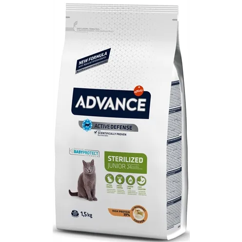 ADVANCE CAT JUNIOR STERILIZED CHICKEN 1,5 KG ADVANCE CAT JUNIOR STERILIZED CHICKEN 1,5 KG