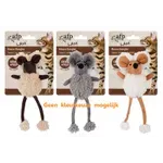 AFP MOUSE DANGLER LAMSWOL MET CATNIP ASSORTI 16 CM AFP MOUSE DANGLER LAMSWOL MET CATNIP ASSORTI 16 CM