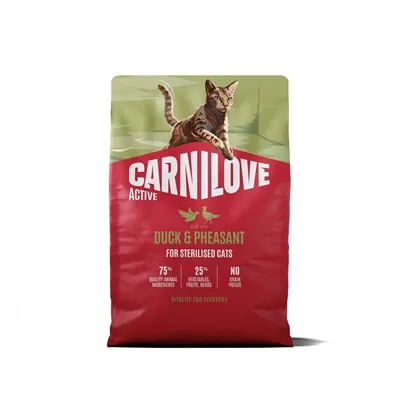 CARNILOVE ACTIVE ADULT STERILISED ALL BREEDS DUCK / PHEASANT 2 KG CARNILOVE ACTIVE ADULT STERILISED ALL BREEDS DUCK / PHEASANT 2 KG
