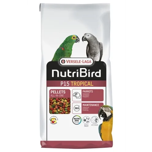 NUTRIBIRD P15 TROPICAL ONDERHOUDSVOEDER 10 KG NUTRIBIRD P15 TROPICAL ONDERHOUDSVOEDER 10 KG