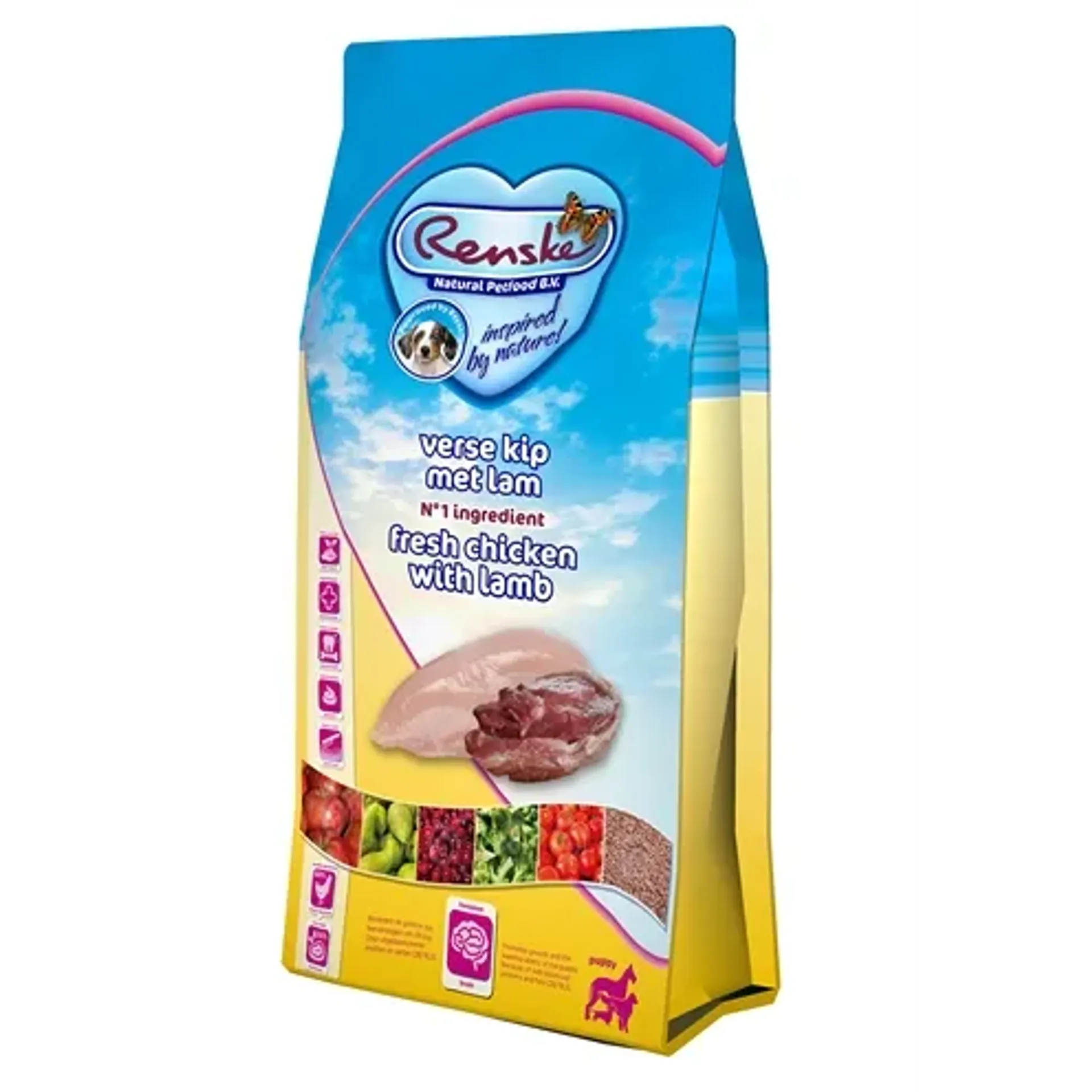 RENSKE SUPER PREMIUM PUPPY KIP / LAM 12 KG