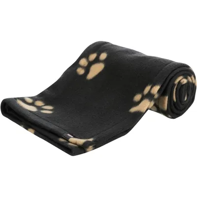 TRIXIE BEANY FLEECE HONDENDEKEN ZWART 100X70CM TRIXIE BEANY FLEECE HONDENDEKEN ZWART 100X70CM