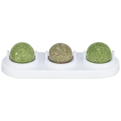 TRIXIE SPEELBALLEN MATATABI EN CATNIP MET HOUDER 5 CM TRIXIE SPEELBALLEN MATATABI EN CATNIP MET HOUDER 5 CM