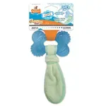 NYLABONE PUPPY FREEZER BONE WITH WASH CLOTH PINDAKAASSMAAK MEDIUM TOT 16 KG NYLABONE PUPPY FREEZER BONE WITH WASH CLOTH PINDAKAASSMAAK MEDIUM TOT 16 KG