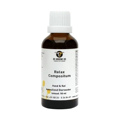 DE GROENE OS RELAX COMPOSITUM HOND / KAT 50 ML DE GROENE OS RELAX COMPOSITUM HOND / KAT 50 ML