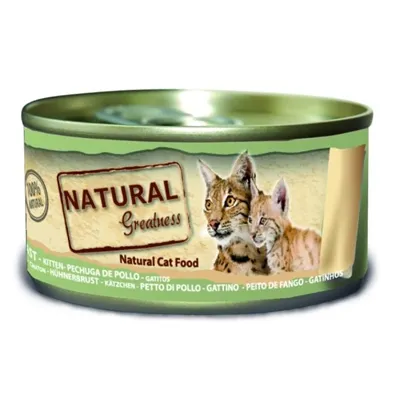 NATURAL GREATNESS CHICKEN KITTEN 70 GR NATURAL GREATNESS CHICKEN KITTEN 70 GR