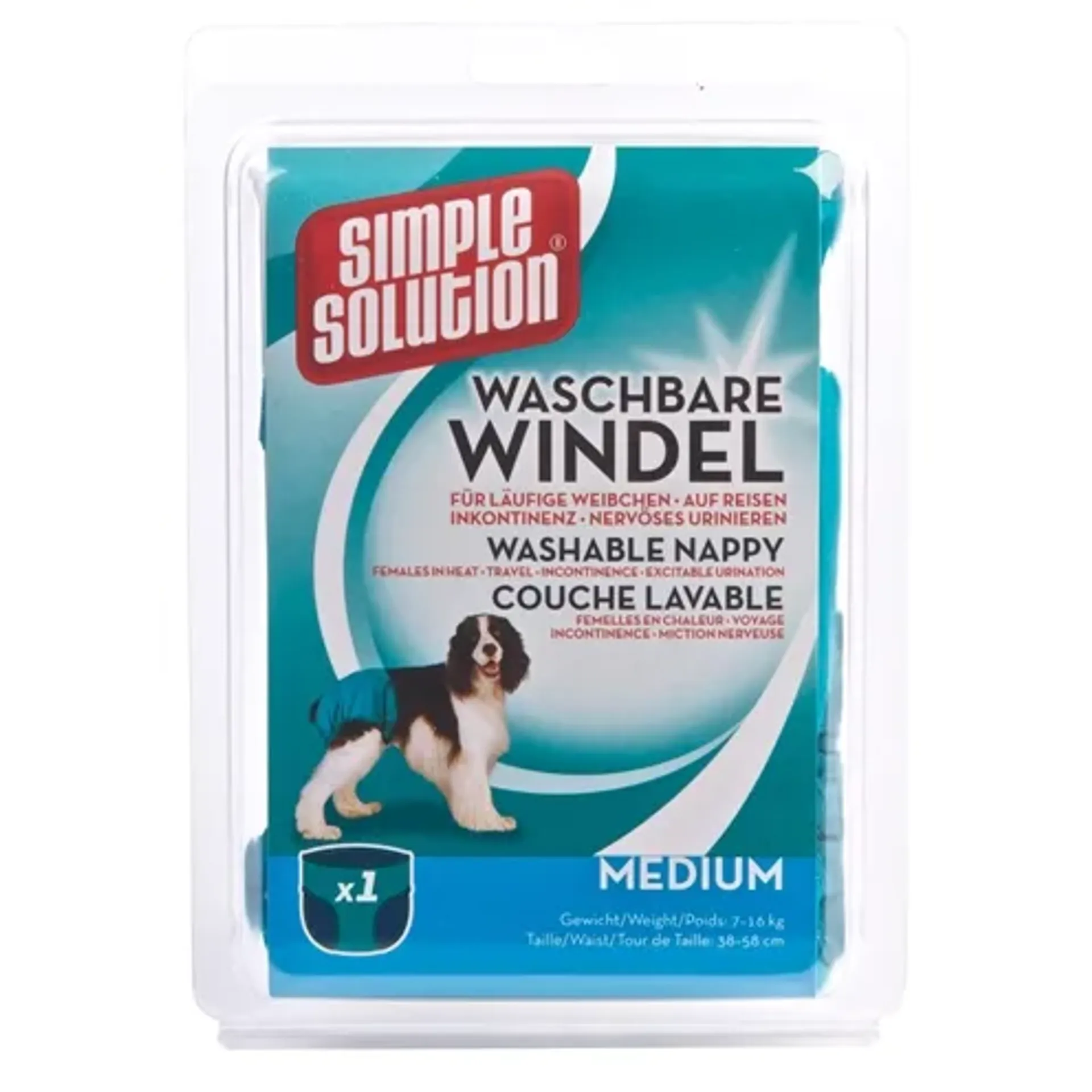 SIMPLE SOLUTION LUIER WASBAAR MEDIUM 38-58 CM