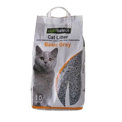 AGRISELECT BASIC GREY KATTENBAKVULLING 10 LTR AGRISELECT BASIC GREY KATTENBAKVULLING 10 LTR