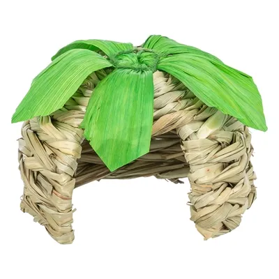 TRIXIE HUIS GRAS MET MAISBLADEREN 13X13X10 CM TRIXIE HUIS GRAS MET MAISBLADEREN 13X13X10 CM