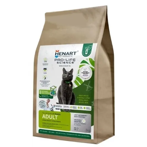 HENART INSECT CAT ADULT WITH HEM EGGSHELL MEMBRANE 3 KG HENART INSECT CAT ADULT WITH HEM EGGSHELL MEMBRANE 3 KG