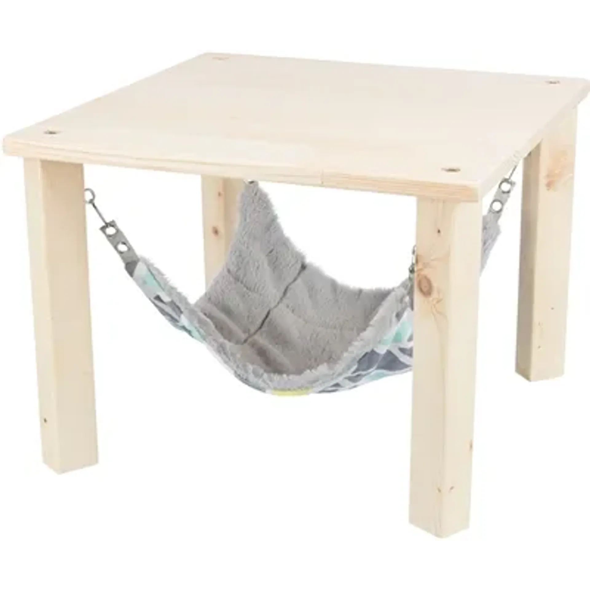 TRIXIE SCHUILPLAATS MET HANGMAT SUNNY ASSORTI / GRIJS 37X37X29 CM