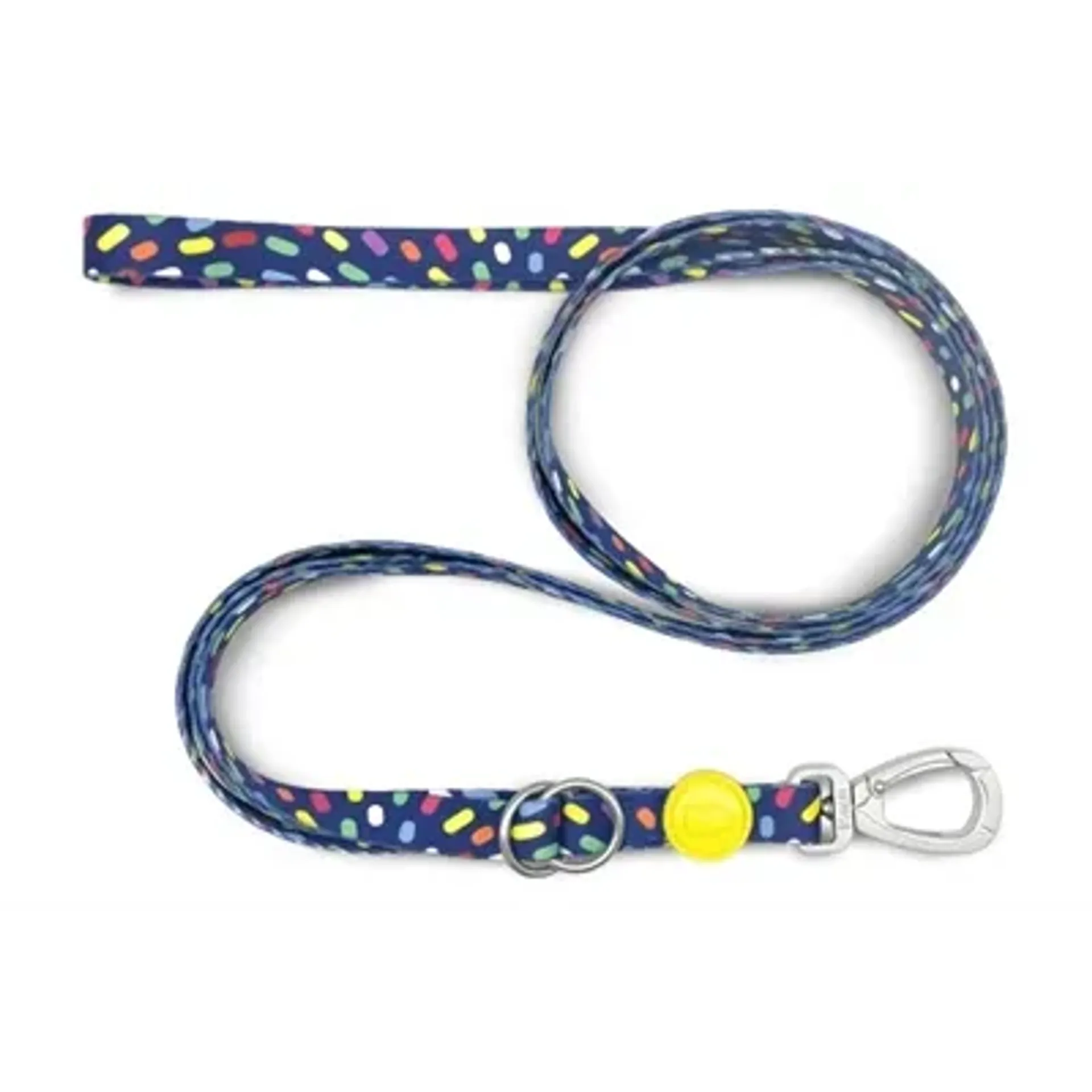 MORSO HONDENRIEM VERSTELBAAR GERECYCLED COLOR INVADERS PAARS 75-230X1,5 CM 1-4 KG