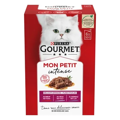 GOURMET MON PETIT VLEES 6X50 GR GOURMET MON PETIT VLEES 6X50 GR