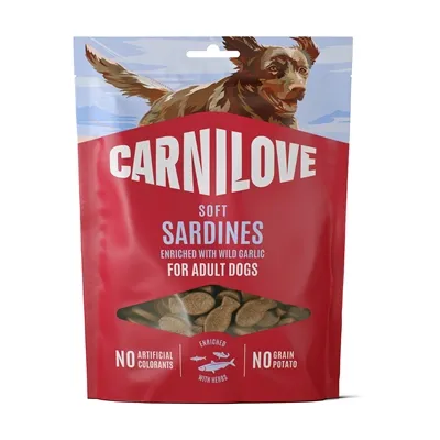 CARNILOVE SOFT SNACK SARDINES / WILD GARLIC 200 GR CARNILOVE SOFT SNACK SARDINES / WILD GARLIC 200 GR