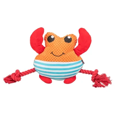 TRIXIE KRAB MET FLOSTOUW ORANJE 28X8,5X20,5 CM TRIXIE KRAB MET FLOSTOUW ORANJE 28X8,5X20,5 CM