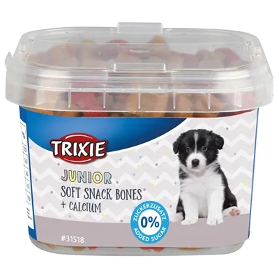 TRIXIE JUNIOR SOFT SNACK BONES MET CALCIUM 140 GR TRIXIE JUNIOR SOFT SNACK BONES MET CALCIUM 140 GR