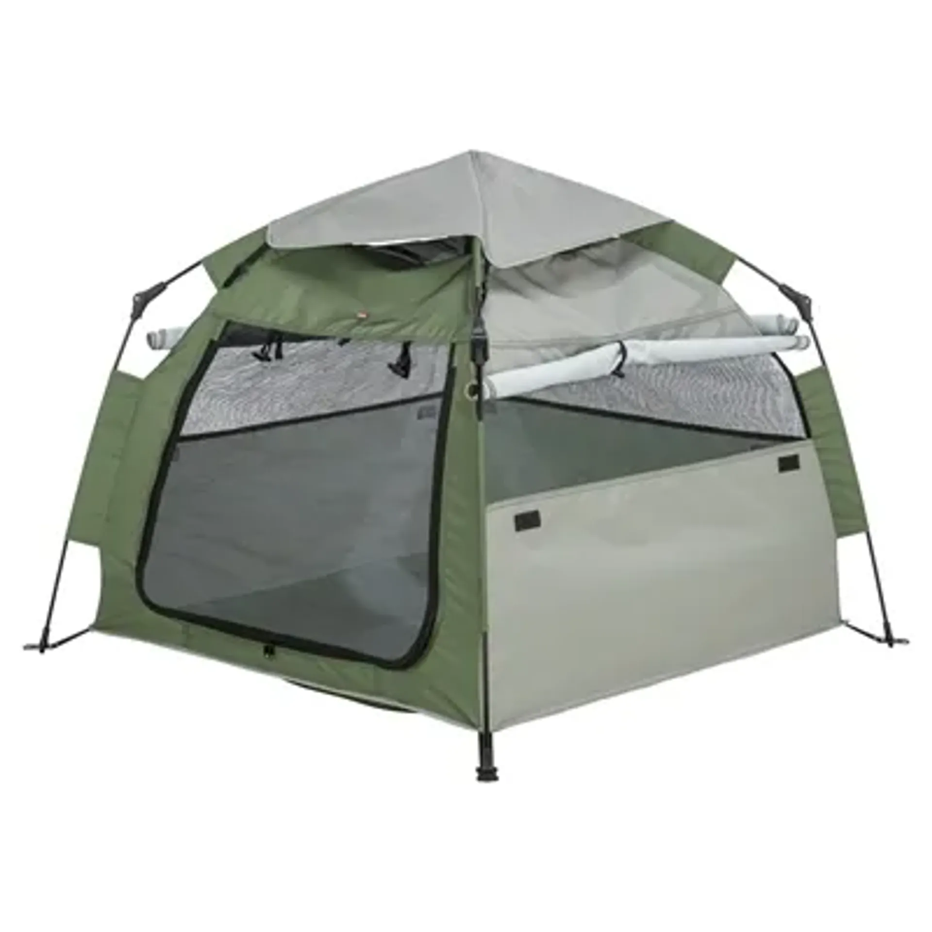 TRIXIE HONDENTENT POP-UP OLIJFGROEN / BEIGE 100X100X80 CM