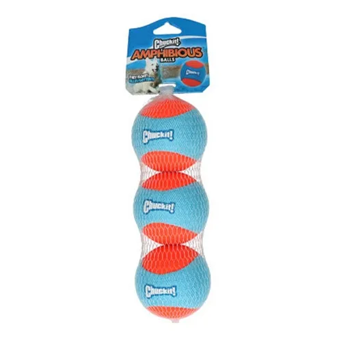 CHUCKIT AMPHIBIOUS BAL 6,5X6,5X6,5 CM 3 ST CHUCKIT AMPHIBIOUS BAL 6,5X6,5X6,5 CM 3 ST