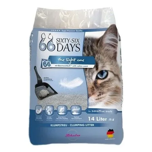 66 DAYS COTTON LIGHT KATTENBAKVULLING 14 LTR 66 DAYS COTTON LIGHT KATTENBAKVULLING 14 LTR