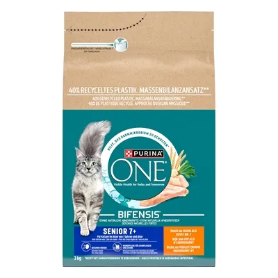 PURINA ONE SENIOR KIP / VOLKOREN GRANEN 3 KG PURINA ONE SENIOR KIP / VOLKOREN GRANEN 3 KG