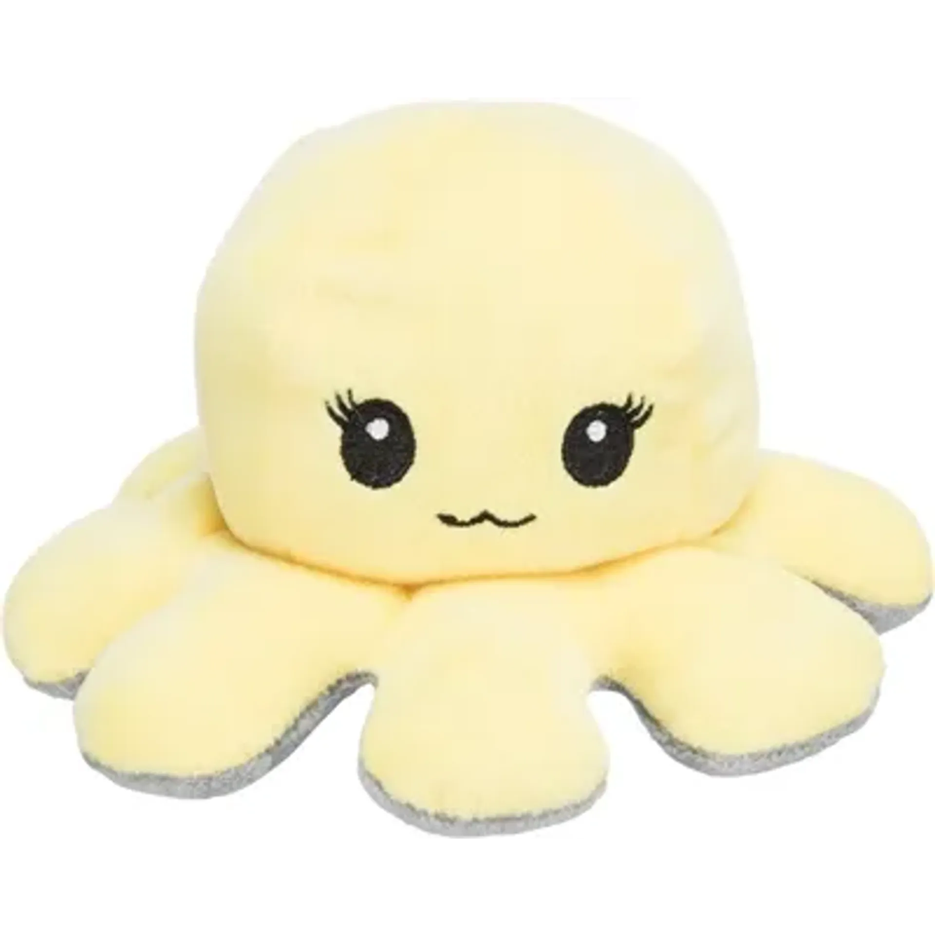 TRIXIE OCTOPUS OMKEERBAAR PLUCHE GRIJS / GEEL 19 CM