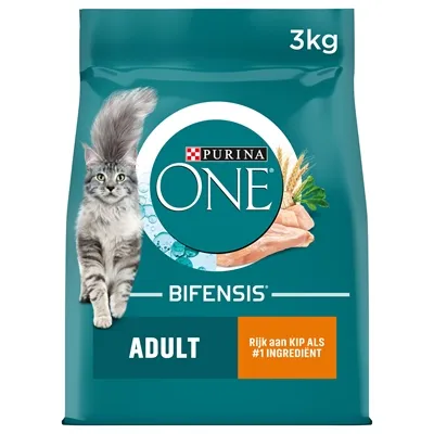 PURINA ONE ADULT KIP / VOLKOREN GRANEN 3 KG PURINA ONE ADULT KIP / VOLKOREN GRANEN 3 KG