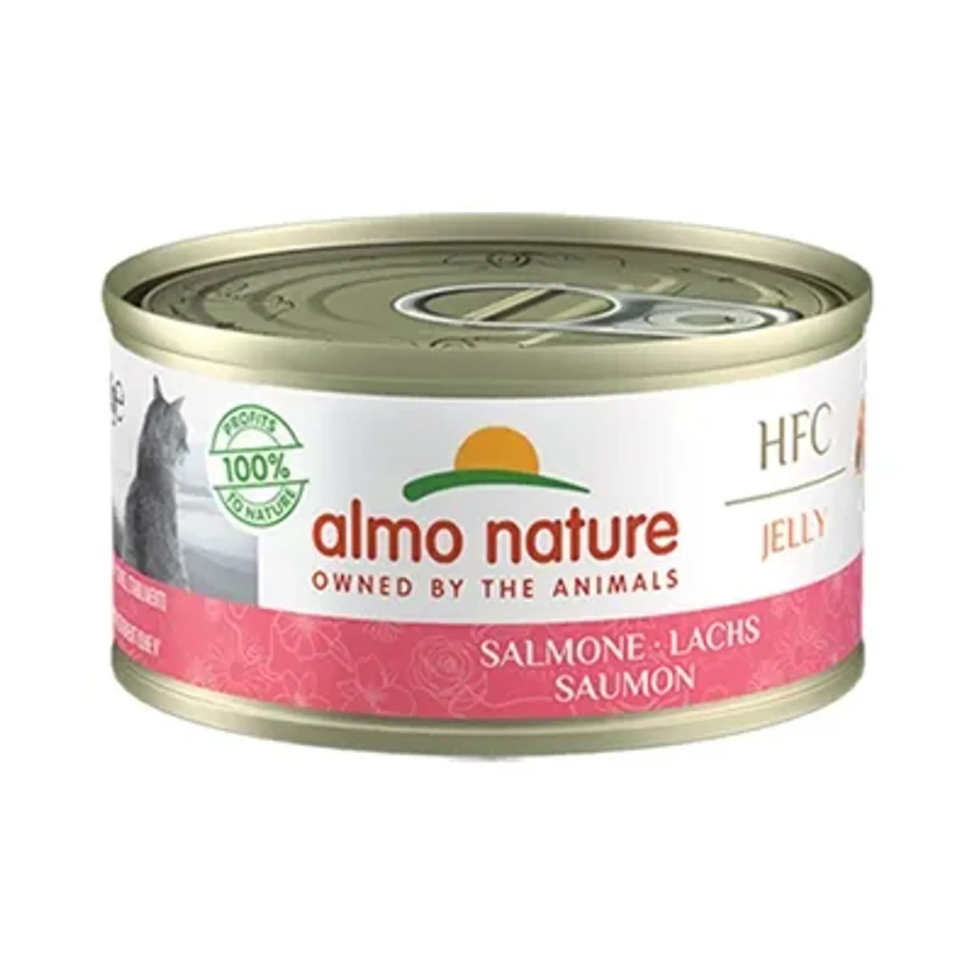 ALMO NATURE CAT ZALM JELLY 24X70 GR