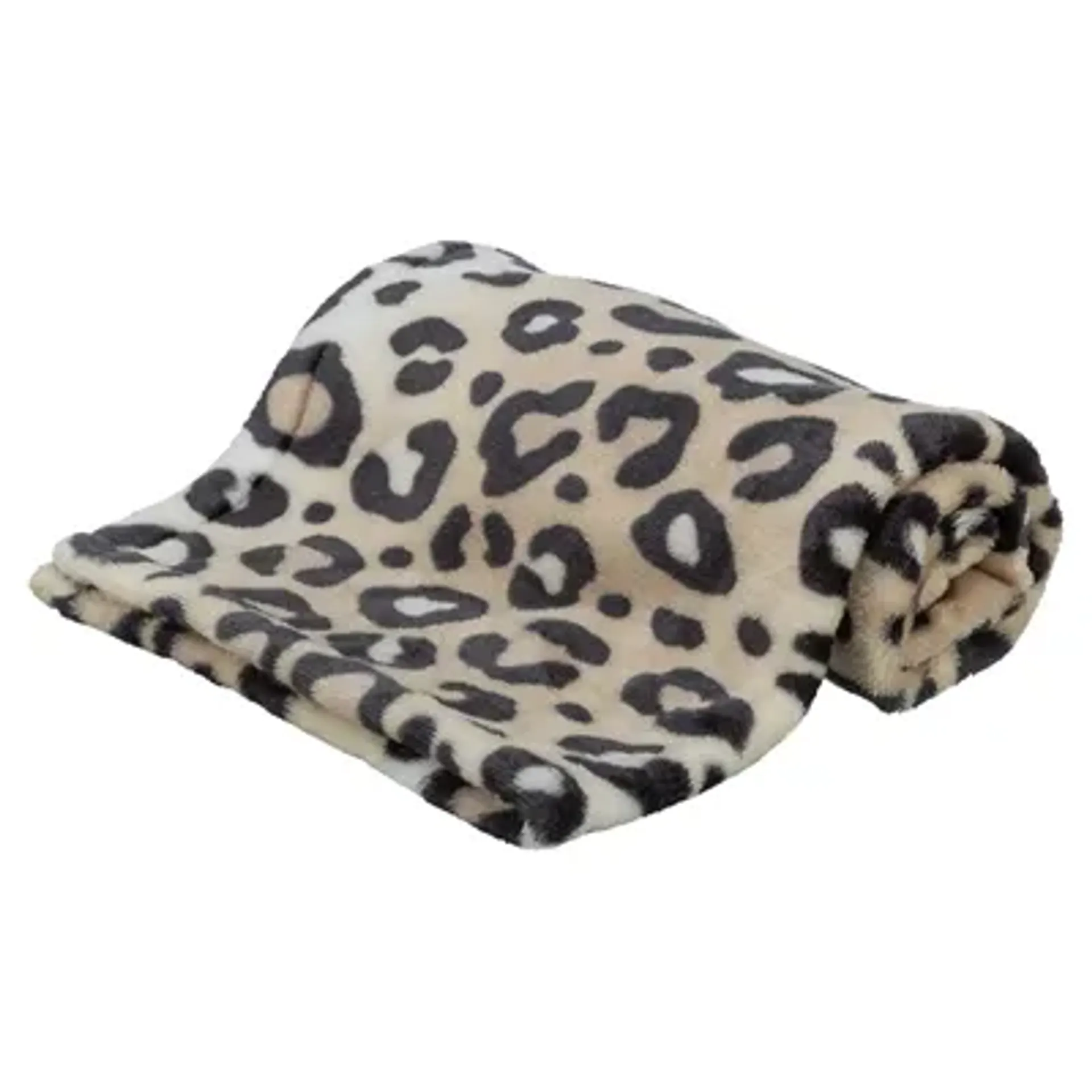 TRIXIE HONDENDEKEN LEO SOFTPLUCHE PANTERPRINT CREME 70X50 CM