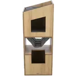 TRIXIE CITYSTYLE CAT TOWER BRUIN / GRIJS 105 CM TRIXIE CITYSTYLE CAT TOWER BRUIN / GRIJS 105 CM