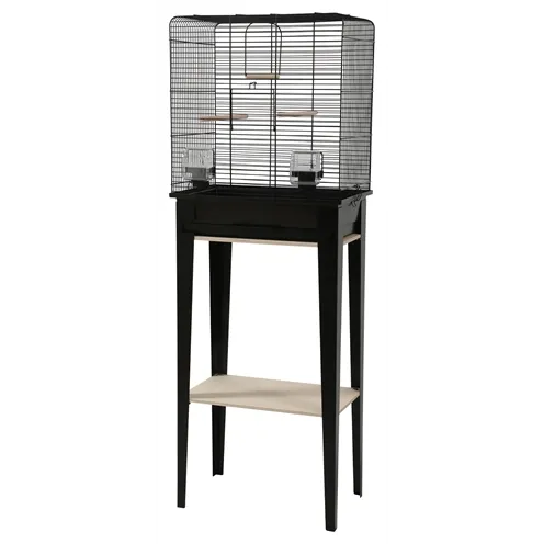 ZOLUX VOGELKOOI CHIC LOFT MET MEUBEL ZWART 124X44,5X28 CM ZOLUX VOGELKOOI CHIC LOFT MET MEUBEL ZWART 124X44,5X28 CM