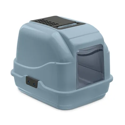 IMAC KATTENBAK EASY CAT 2ND LIFE GERECYCLED BLAUW 50X40X40 CM IMAC KATTENBAK EASY CAT 2ND LIFE GERECYCLED BLAUW 50X40X40 CM
