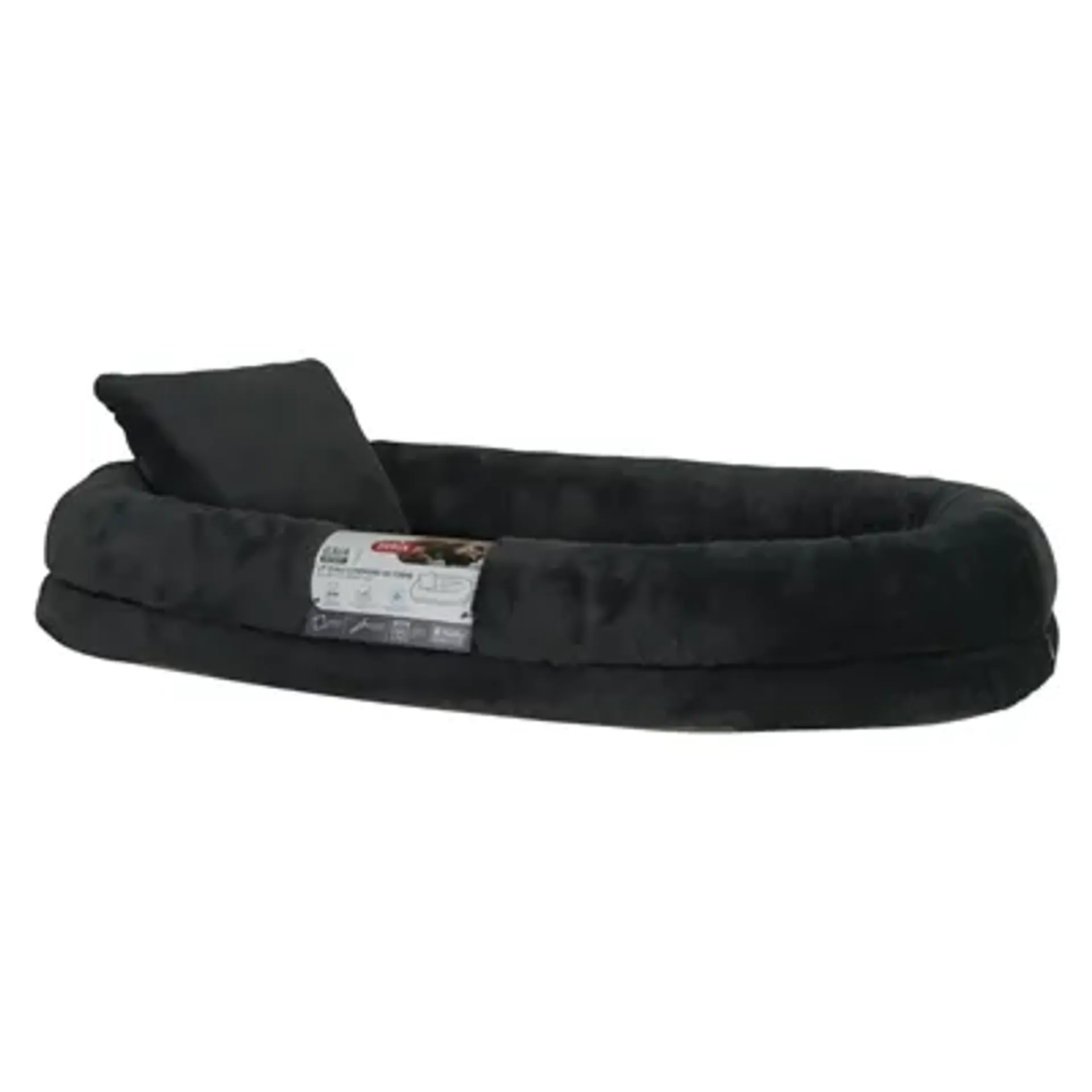 ZOLUX EXPERT HONDENMAND GAIA MET KUSSENTJE OVAAL GRIJS 110X60,5X17 CM