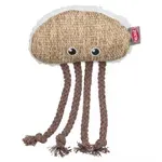 TRIXIE KWAL STOF / PLUCHE MET KATTENKRUID / CATNIP BEIGE / WIT 14 CM TRIXIE KWAL STOF / PLUCHE MET KATTENKRUID / CATNIP BEIGE / WIT 14 CM