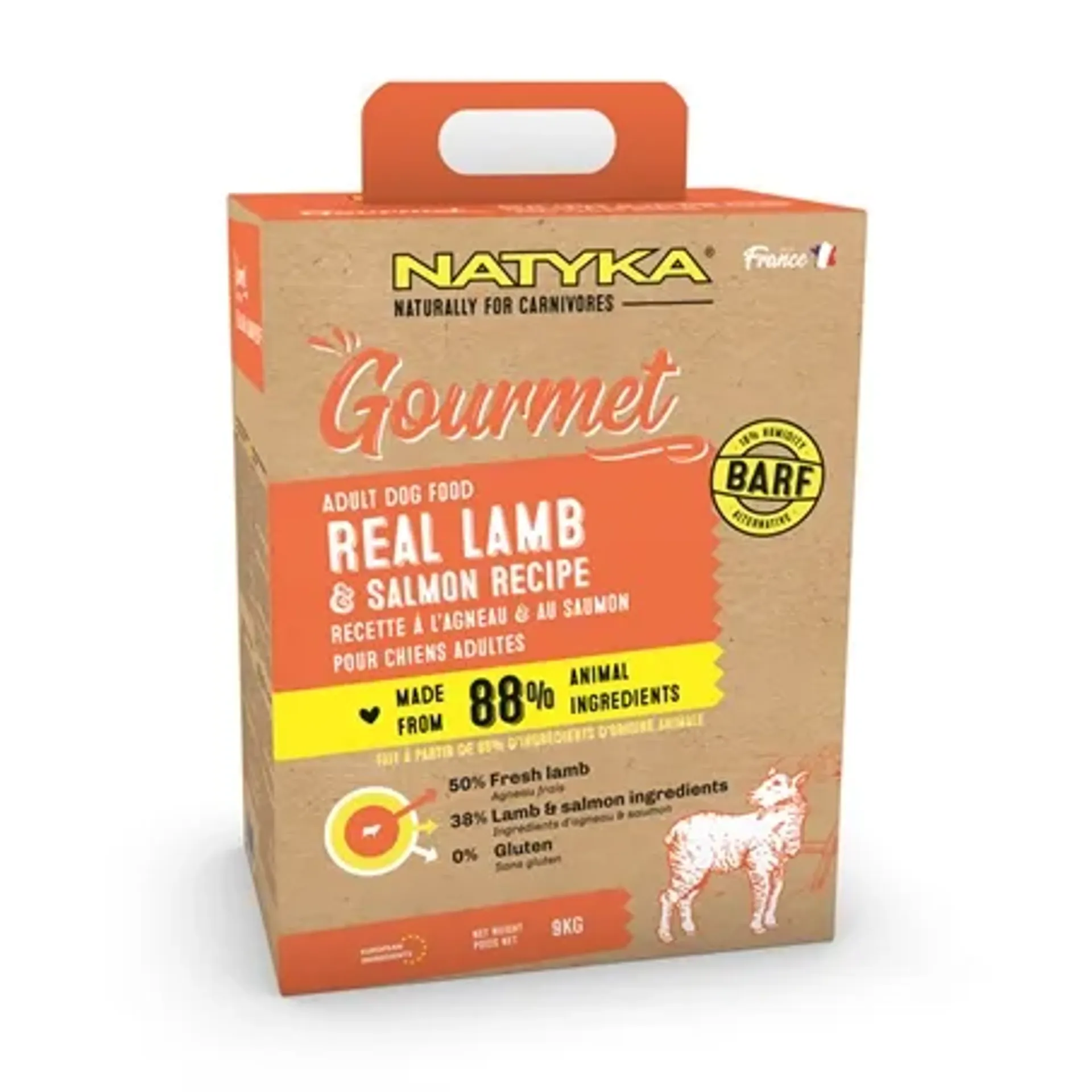 NATYKA GOURMET ADULT LAMB / SALMON 9 KG