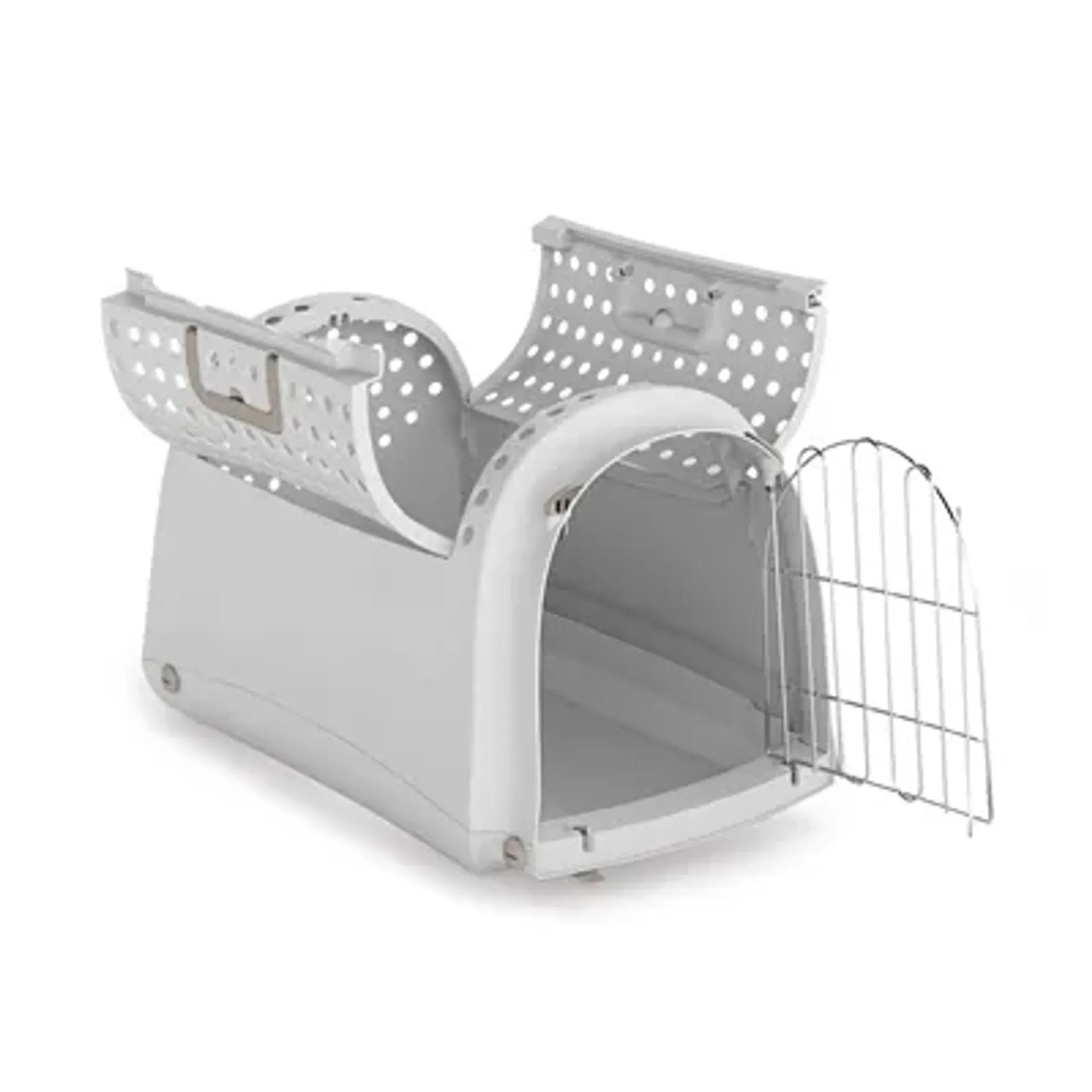 IMAC REISMAND LINUS CABRIO LICHTGRIJS 50X32X34,5 CM