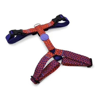 MORSO HONDENTUIG H-TUIG GERECYCLED URBAN LIZARD ROOD 70-100X2,5 CM MORSO HONDENTUIG H-TUIG GERECYCLED URBAN LIZARD ROOD 70-100X2,5 CM