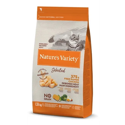 NATURES VARIETY SELECTED STERILIZED FREE RANGE CHICKEN 1,25 KG NATURES VARIETY SELECTED STERILIZED FREE RANGE CHICKEN 1,25 KG