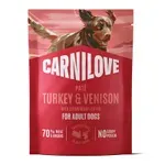 CARNILOVE POUCH TURKEY / VENISON / STRAWBERRY LEAVES 12X300 GR CARNILOVE POUCH TURKEY / VENISON / STRAWBERRY LEAVES 12X300 GR