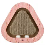 TRIXIE KRABPLANK HARTJES MET BALLEN DRIEHOEKIG KARTON ZALM 36X36X5 CM TRIXIE KRABPLANK HARTJES MET BALLEN DRIEHOEKIG KARTON ZALM 36X36X5 CM