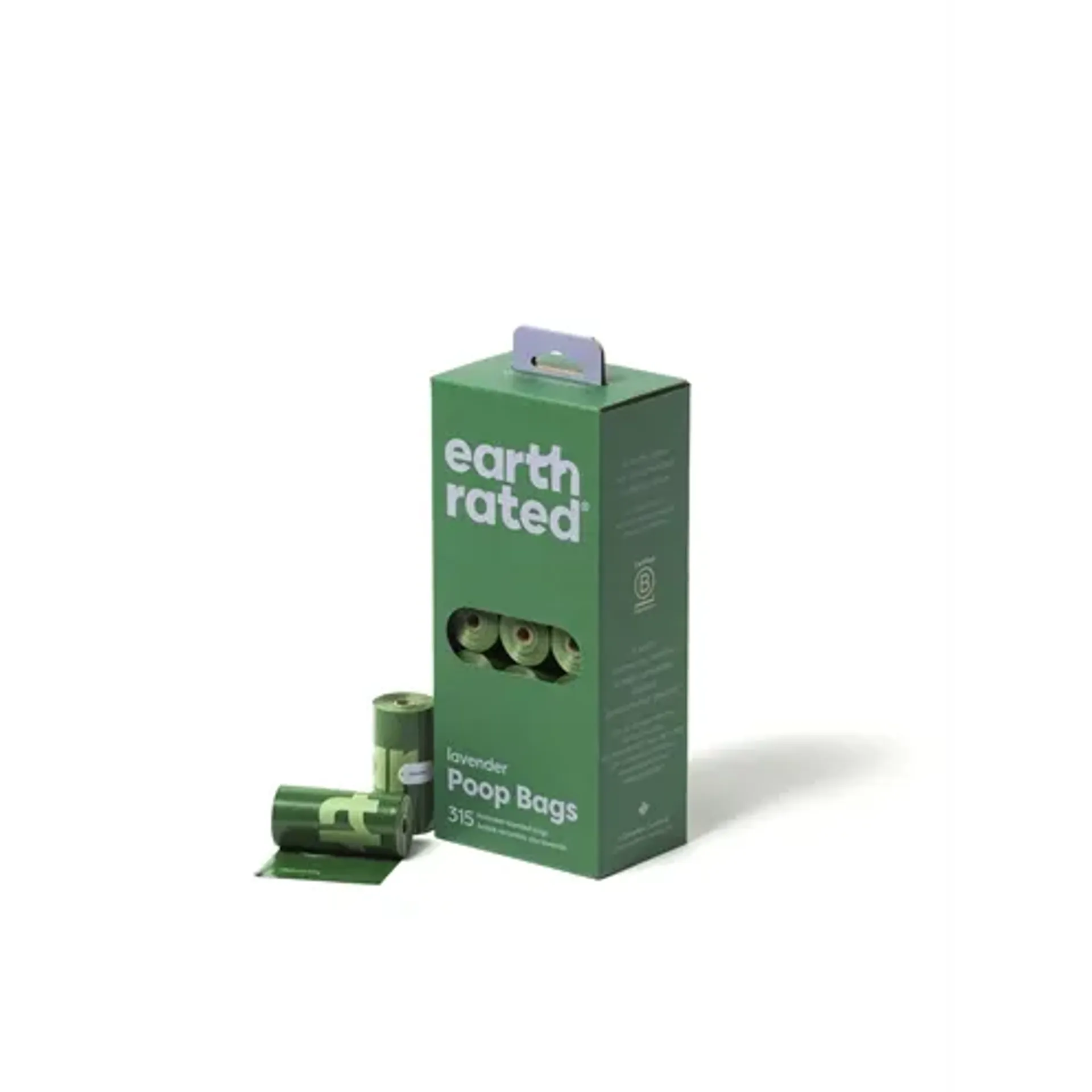 EARTH RATED POEPZAKJES LAVENDEL GERECYCLED 21X15 ST