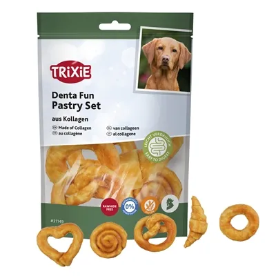TRIXIE DENTA FUN PASTRY MET COLLAGEEN 100 GR TRIXIE DENTA FUN PASTRY MET COLLAGEEN 100 GR