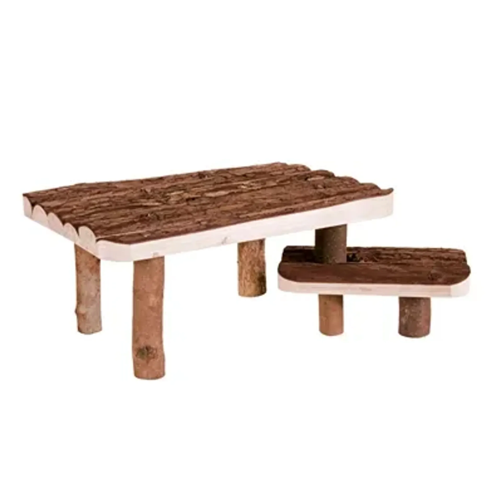 TRIXIE NATURAL LIVING AFDAK / LIGPLAATS MET OPSTAPJE 37X28X17 CM