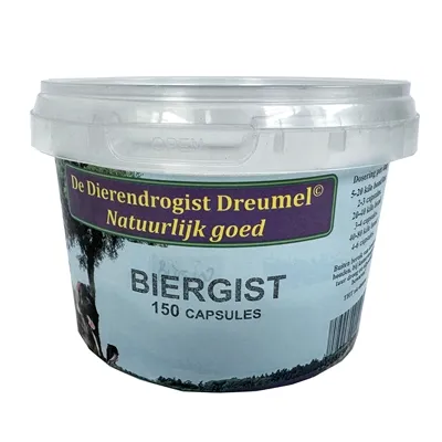 DIERENDROGIST BIERGIST CAPSULES 150 ST DIERENDROGIST BIERGIST CAPSULES 150 ST