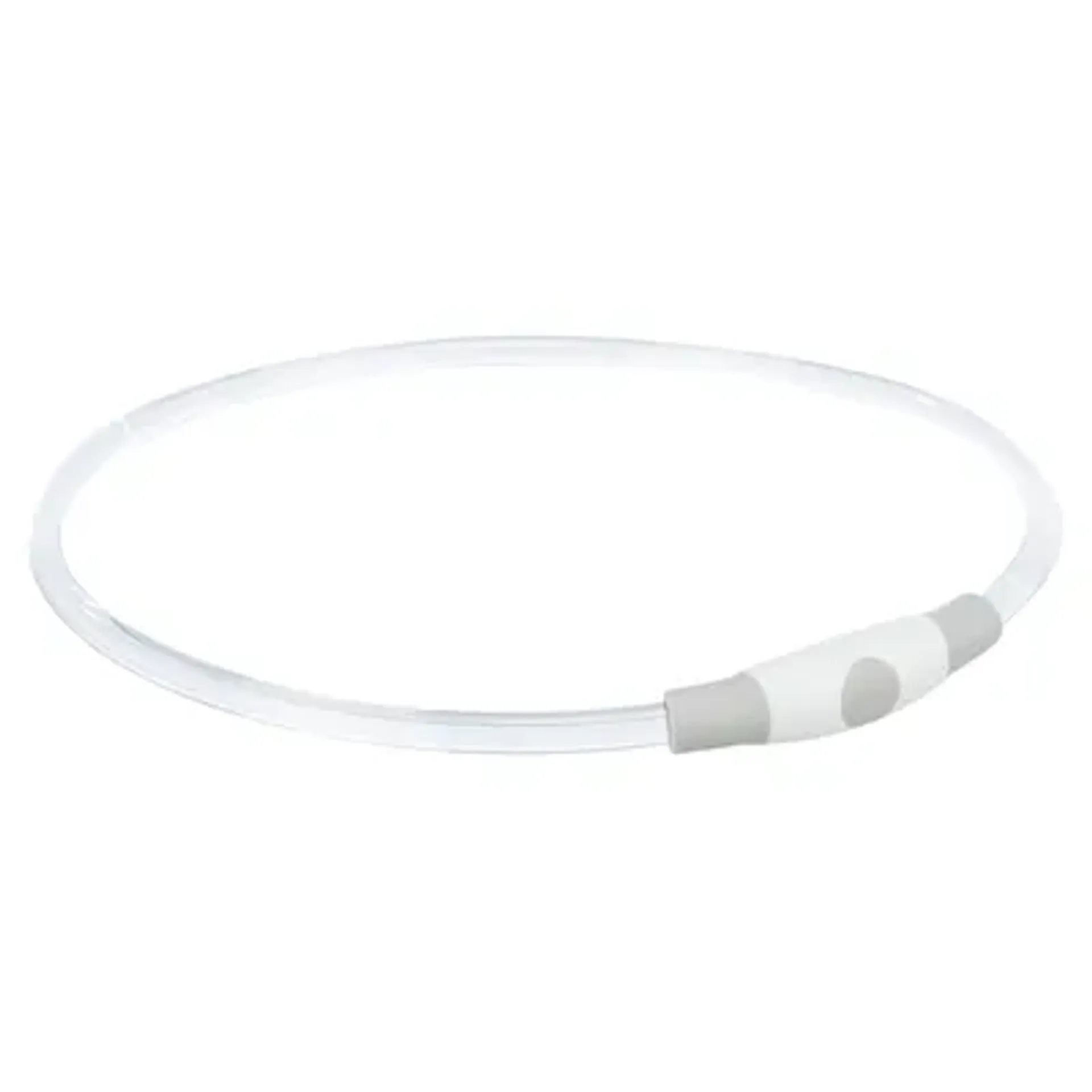 TRIXIE LICHTGEVENDE HALSBAND USB FLASH LIGHT OPLAADBAAR TPU MULTI 40X0,8 CM