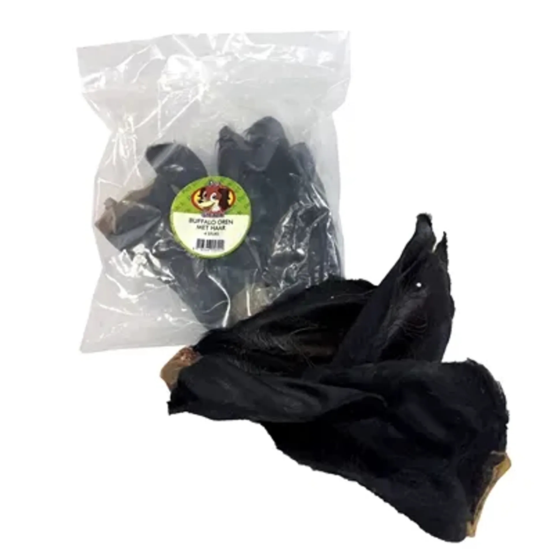 PETSNACK BUFFALO OREN MET HAAR 4 ST