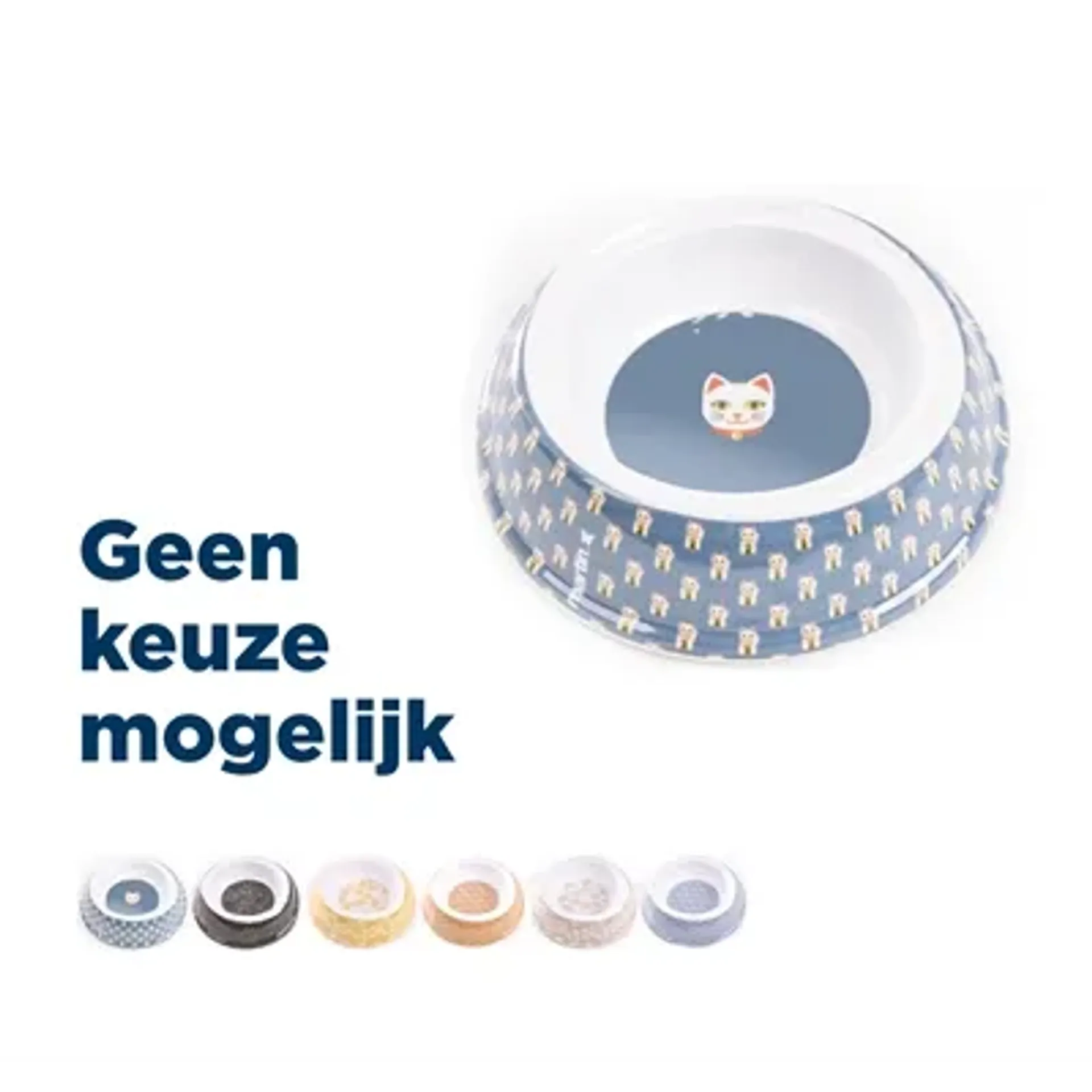 MARTIN VOERBAK / DRINKBAK KAT MELAMINE JAPAN ASSORTI 150 ML