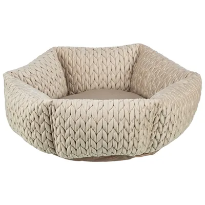 TRIXIE HONDENMAND LIVIA ROND ZAND 50X50 CM TRIXIE HONDENMAND LIVIA ROND ZAND 50X50 CM
