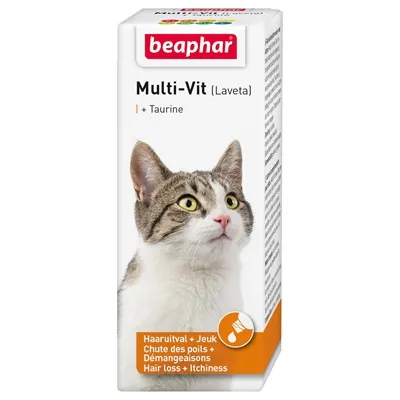 BEAPHAR MULTI-VIT LAVETA KAT MET TAURINE 50 ML BEAPHAR MULTI-VIT LAVETA KAT MET TAURINE 50 ML